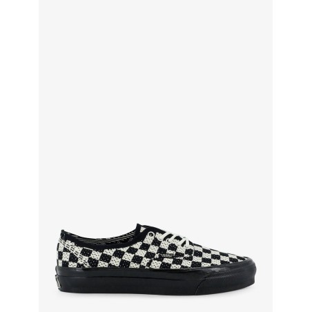LX Authentic 44 fabric sneakers with a checkerboard pattern