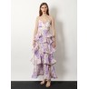 Ruffled long dress
