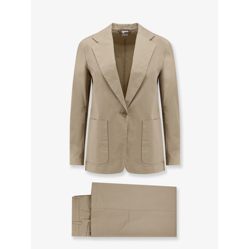Stretch cotton suit