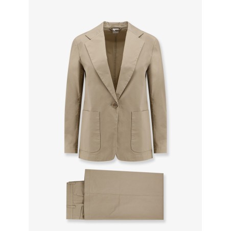 Stretch cotton suit