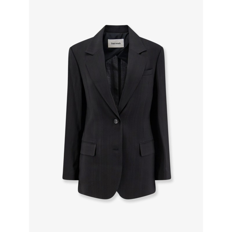 Airy Tailored rayon blazer