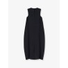 Hourglass linen and silk blend long dress