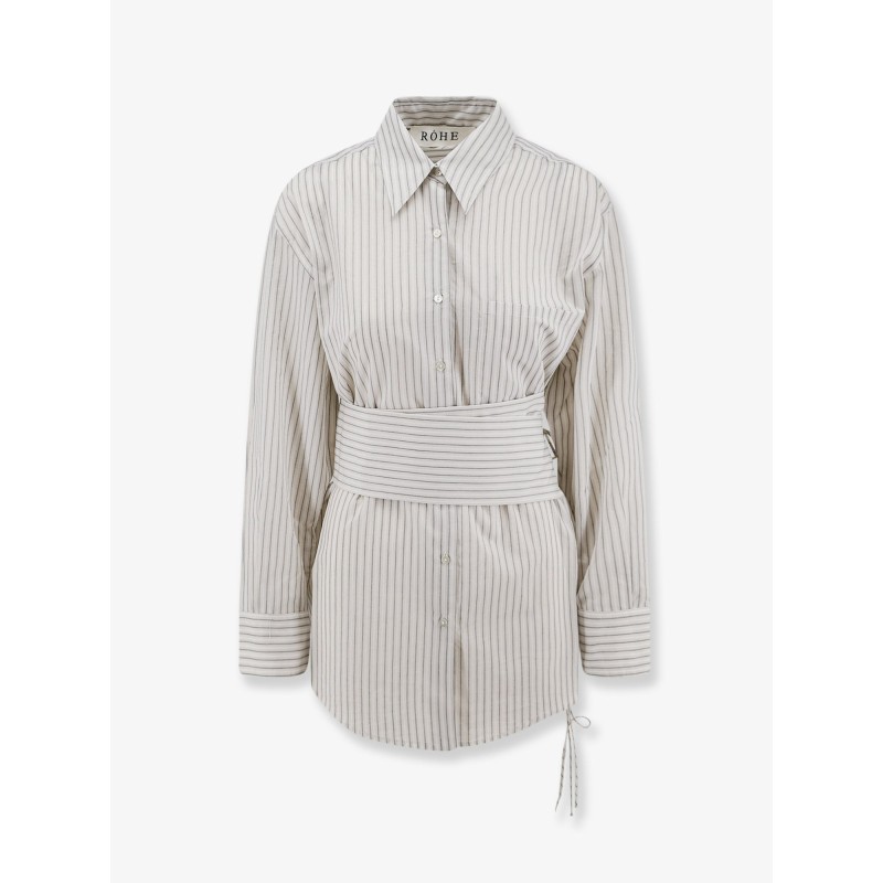 Silk and cotton blend shirt
