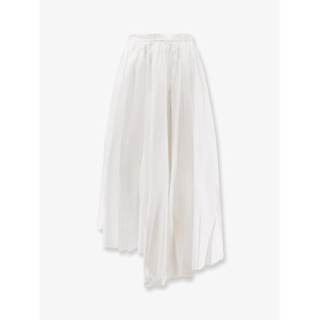 Asymmetrical cotton skirt