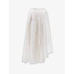 Asymmetrical cotton skirt