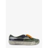 Lx authentic 44 suede sneakers with micro-sequin detail on the side