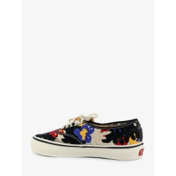 Lx authentic 44 sneakers with multicolor macramé floral detail