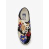 Lx authentic 44 sneakers with multicolor macramé floral detail