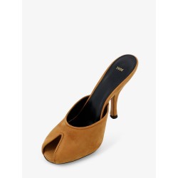 Suede Date Mule Sandals