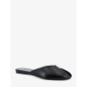 Date Flat leather sandals