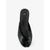 Date Flat leather sandals