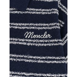 Cotton blend polo shirt with bouclé effect