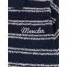 Cotton blend polo shirt with bouclé effect