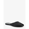 Date Flat leather sandals