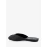 Date Flat leather sandals
