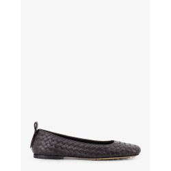 Charlotte leather ballerinas with Intrecciato motif