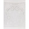 Ramie top with lace inserts
