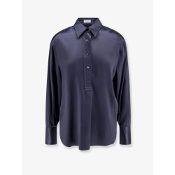 Silk shirt with Monili detail