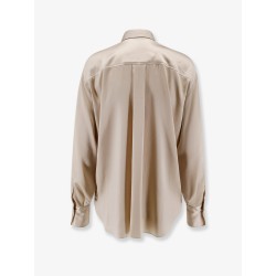 Silk shirt with Monili detail