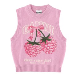 GILET CON GRAFICA