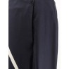 Viscose trousers with bicolor print