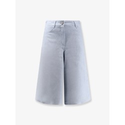 Délavé linen bermuda shorts