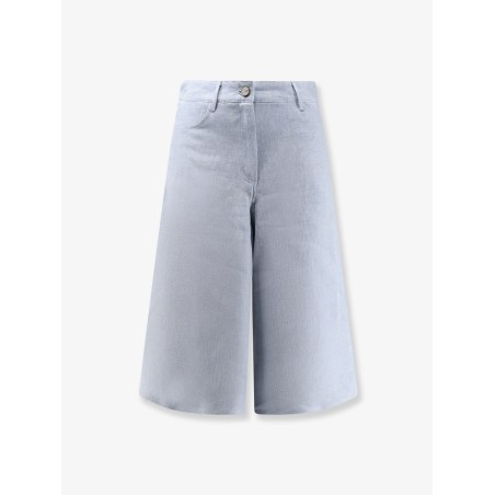 Délavé linen bermuda shorts