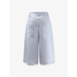 Délavé linen bermuda shorts