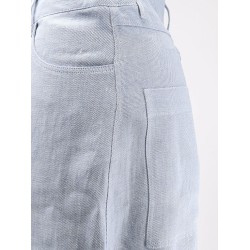 Délavé linen bermuda shorts