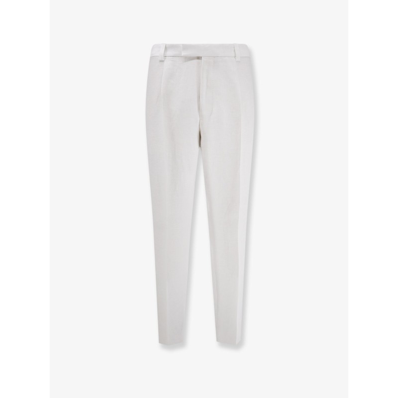 Port linen trousers