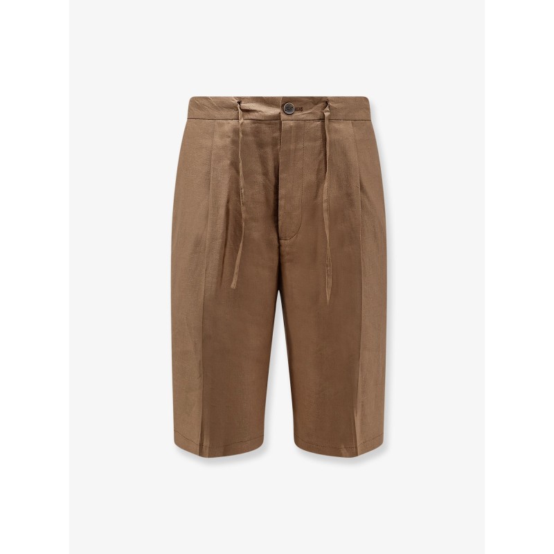 Torre Lapillo linen and viscose shorts