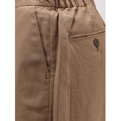 Torre Lapillo linen and viscose shorts