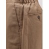 Torre Lapillo linen and viscose shorts