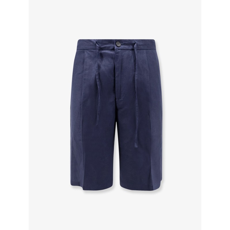 Torre Lapillo linen and viscose shorts