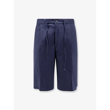 Torre Lapillo linen and viscose shorts