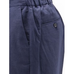Torre Lapillo linen and viscose shorts