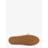 Fabric loafers with front lettering logo