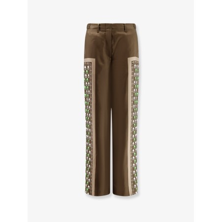 Silk trousers