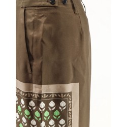 Silk trousers