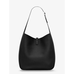 Le 5 à 7 leather shoulder bag with metal Cassandre logo