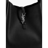 Le 5 à 7 leather shoulder bag with metal Cassandre logo