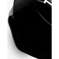 Le 5 à 7 leather shoulder bag with metal Cassandre logo