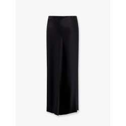 Silk midi skirt