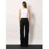 Ribbed viscose blend tank top