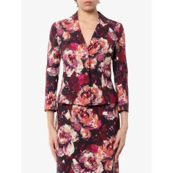 Cady blazer with peonie flower print