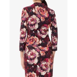 Cady blazer with peonie flower print