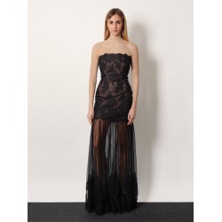 Vespera long lace dress