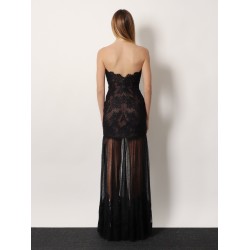 Vespera long lace dress
