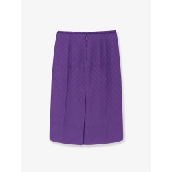 GG silk skirt
