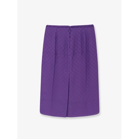 GG silk skirt